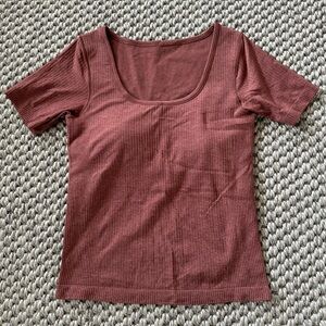 Lululemon Ebb to Street Short Sleeve Top Size 8